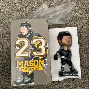 HAMILTON BULLDOGS MASON McTAVISH CERAMIC BOBBLEHEAD Missing Stick